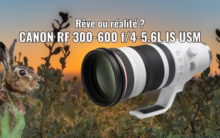Photo indicative du canon rf 300-600 mm inspirée par CANON RUMOURS