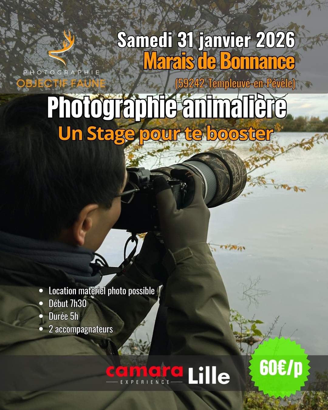 Stage photo animalière nord 310126