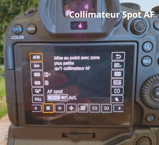 Collimateur spot AF CANON