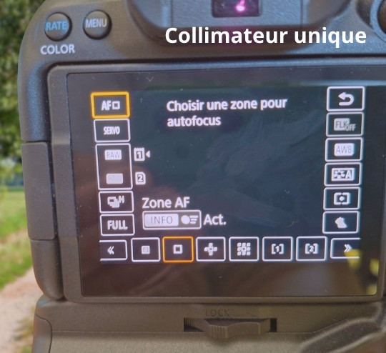 collimateur unique canon